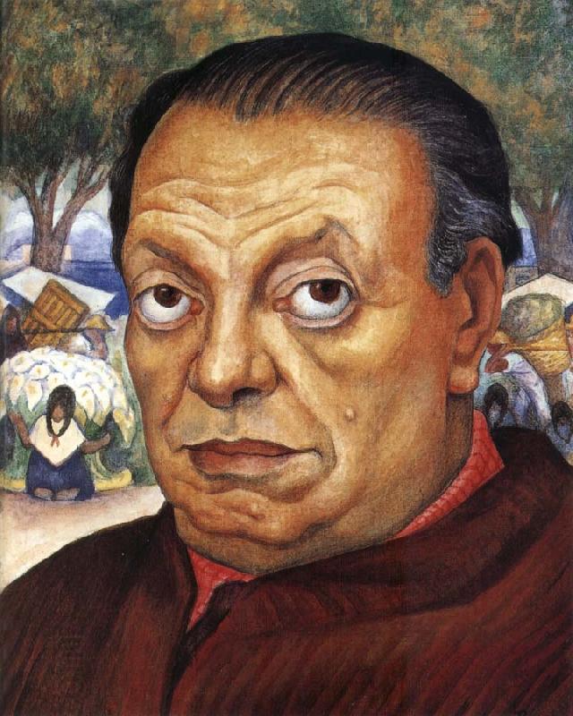 Diego Rivera Self-Portrait China oil painting art